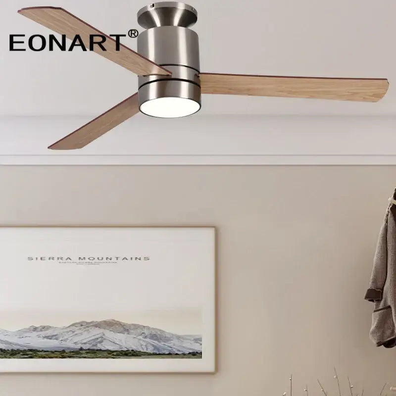 Brown LED Ceiling Fan