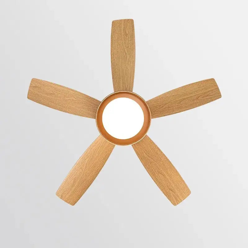Wood 5-Blade Ceiling Fan