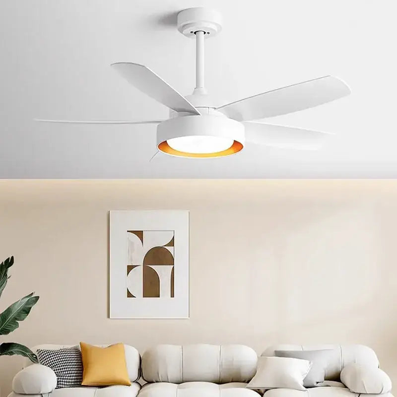 Wood 5-Blade Ceiling Fan
