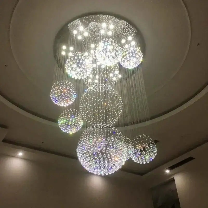 Crystal Ball LED Chandelier