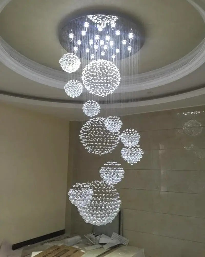 Crystal Ball LED Chandelier