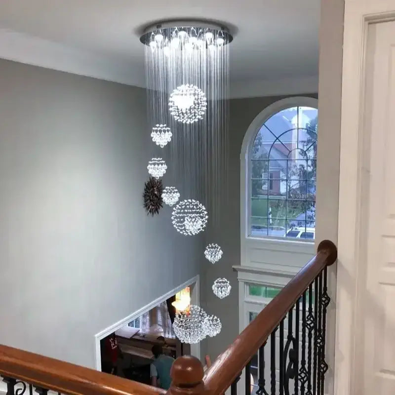 Crystal Ball LED Chandelier