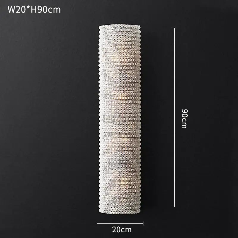 Crystal Circle 16-Light Living Room Pendant Light