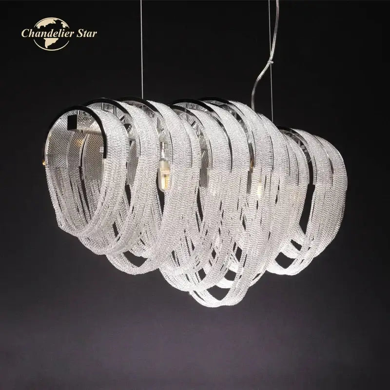 Crystal Tassel LED Chandelier