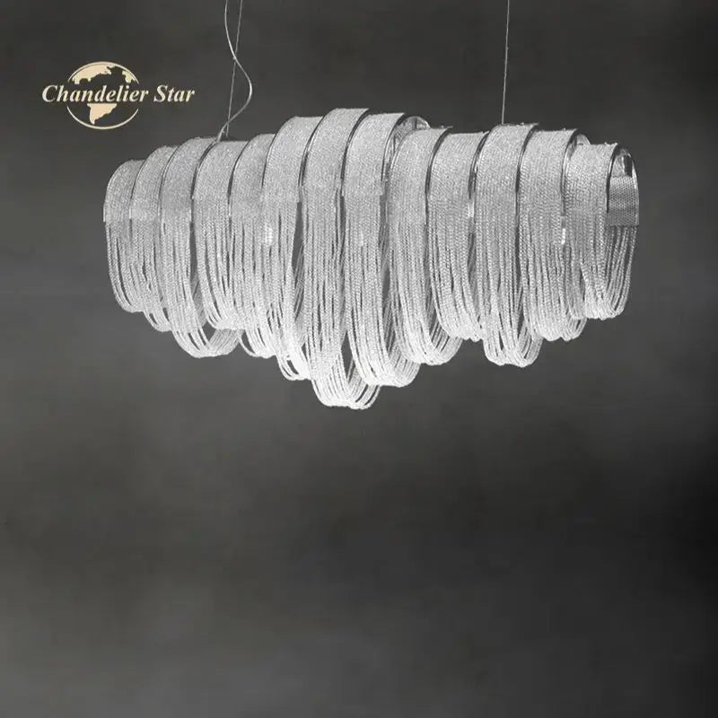 Crystal Tassel LED Chandelier