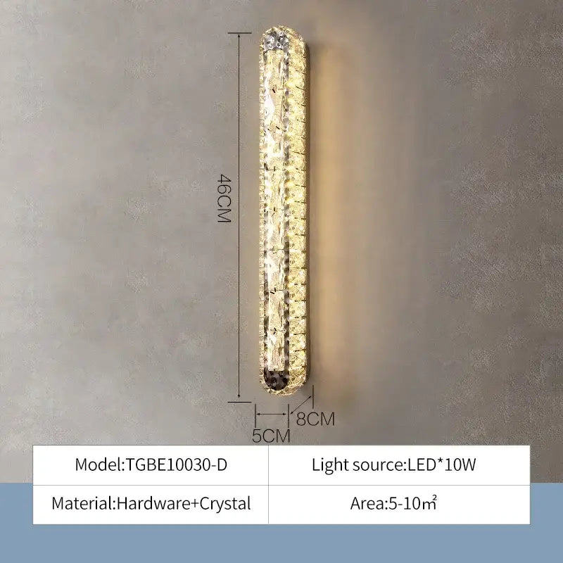 Crystal Rectangular Ceiling Light