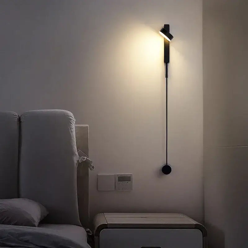 Black Marble LED Sconce
