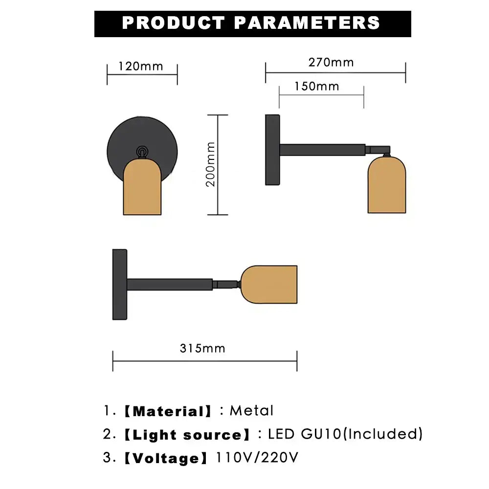 Matte Adjustable Wall Sconce