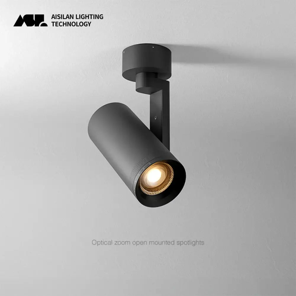 Black Dimmable LED Spotlight