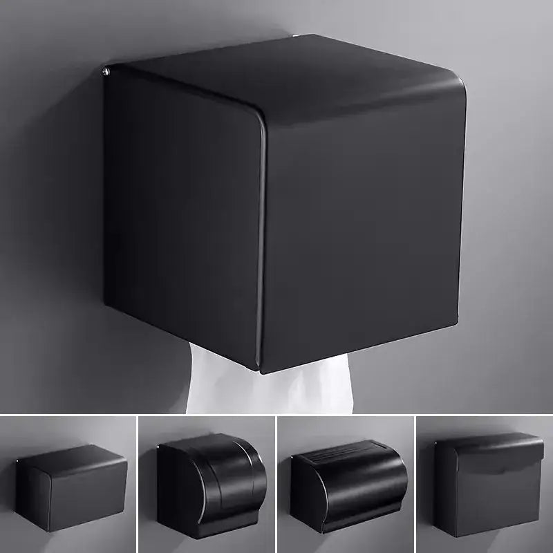 Black Aluminum Paper Holder