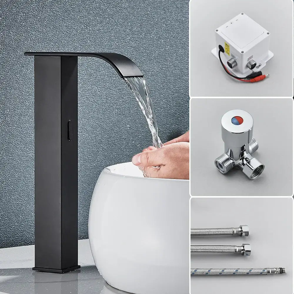 Black Sensor Basin Faucet