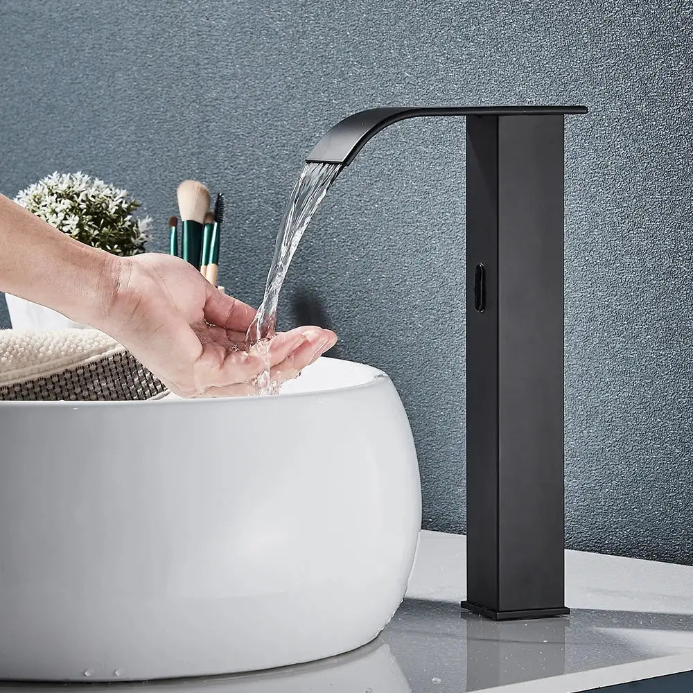 Black Sensor Basin Faucet