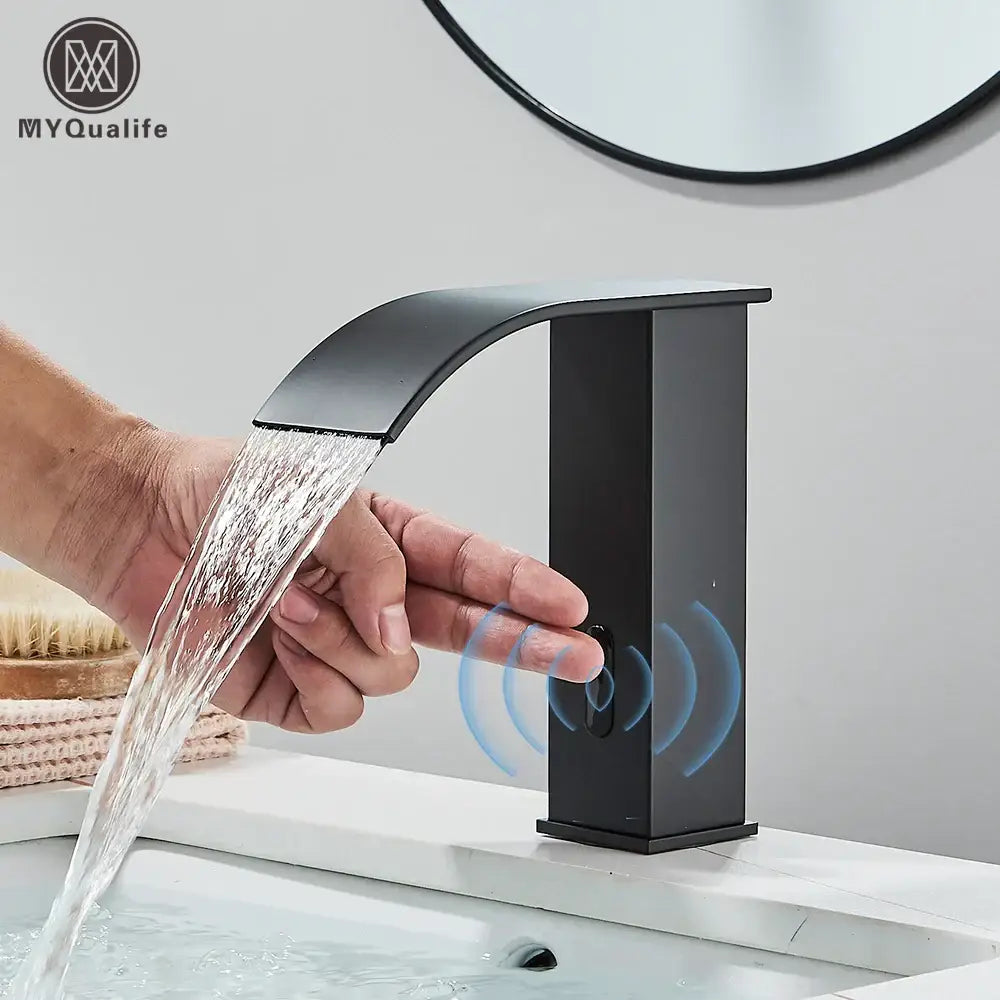 Black Sensor Basin Faucet