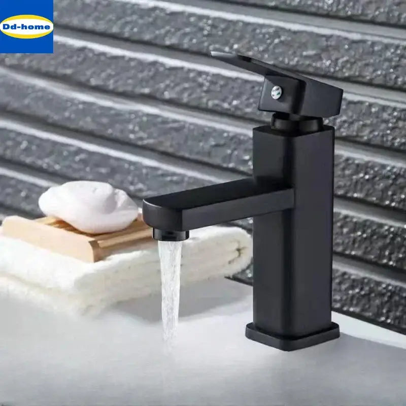 Black Modern Basin Mixer