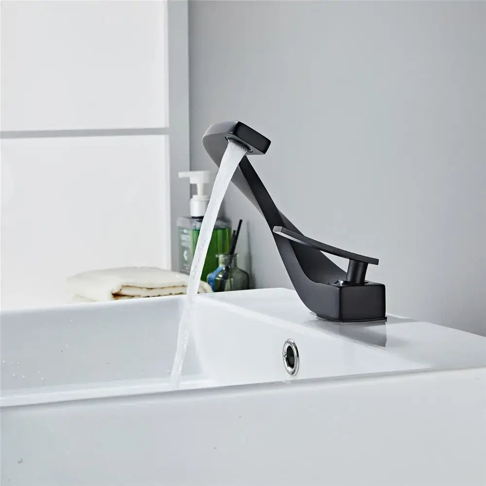 Black Gold Basin Mixer