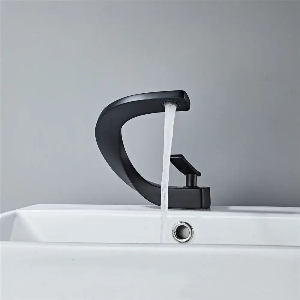 Black Gold Basin Mixer