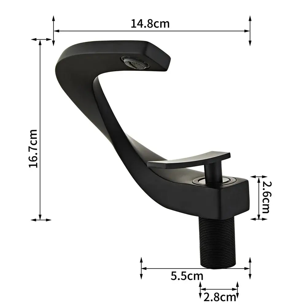 Black Gold Basin Mixer