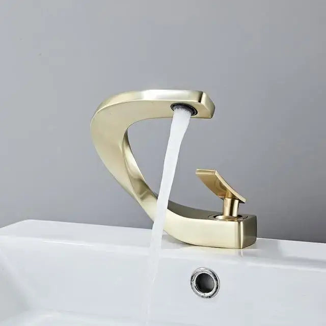 Black Gold Basin Mixer