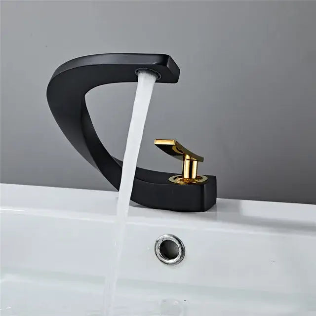Black Gold Basin Mixer