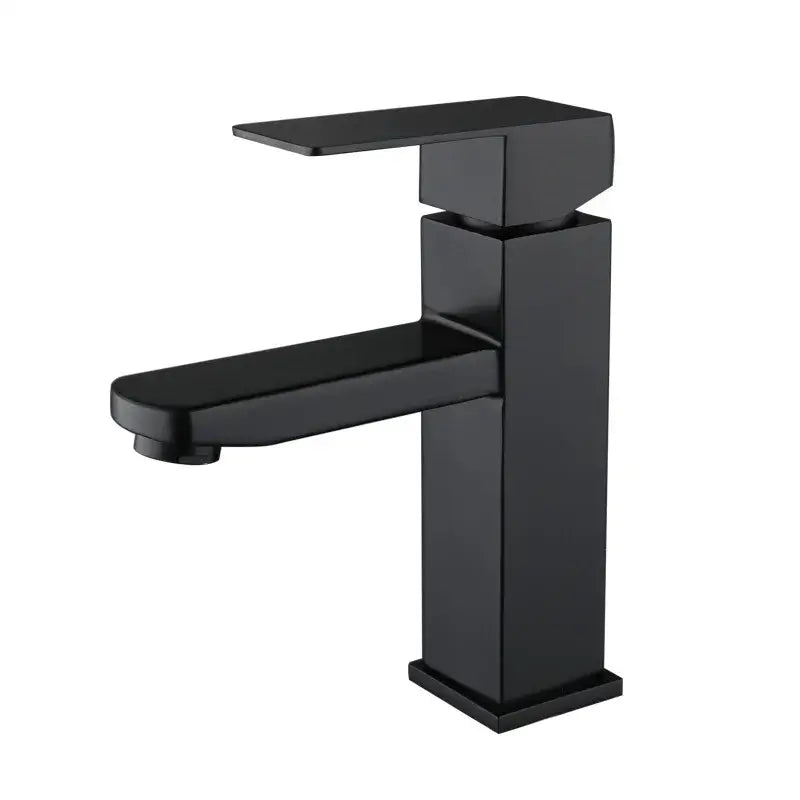 Black Single Handle Faucet with Hose