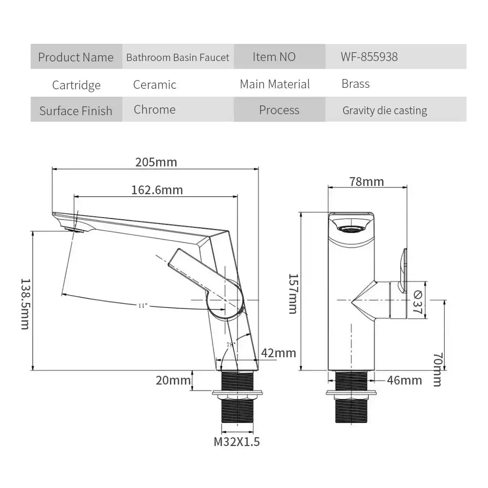 Black Handle Mixer Tap