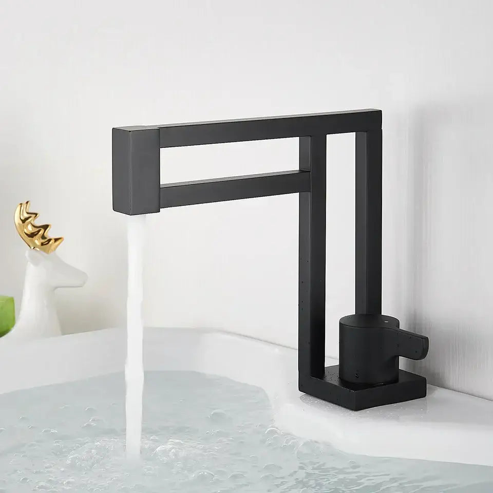 Black Vessel Sink Mixer