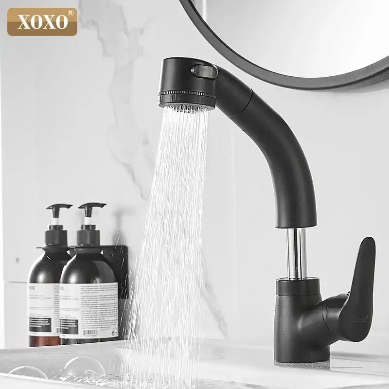 Black Kitchen Spray Mixer