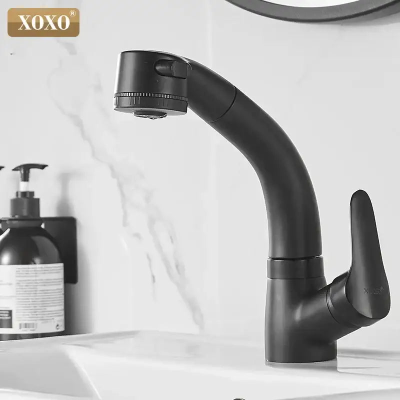 Black Kitchen Spray Mixer