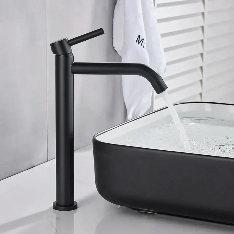 Matte Black Lever Faucet