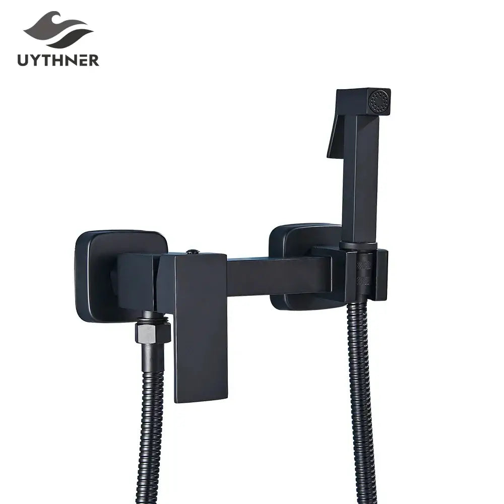 Black Brass Bidet Mixer