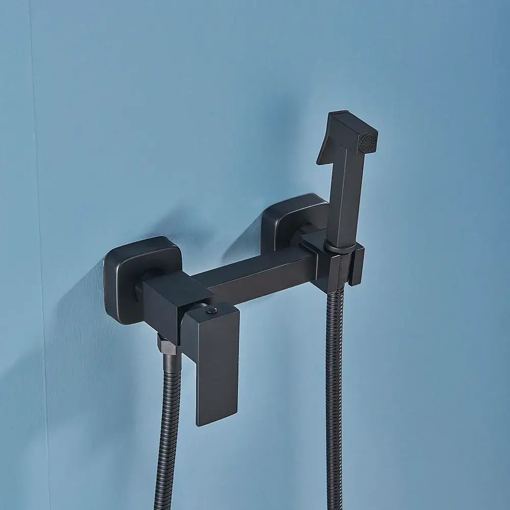Black Brass Bidet Mixer