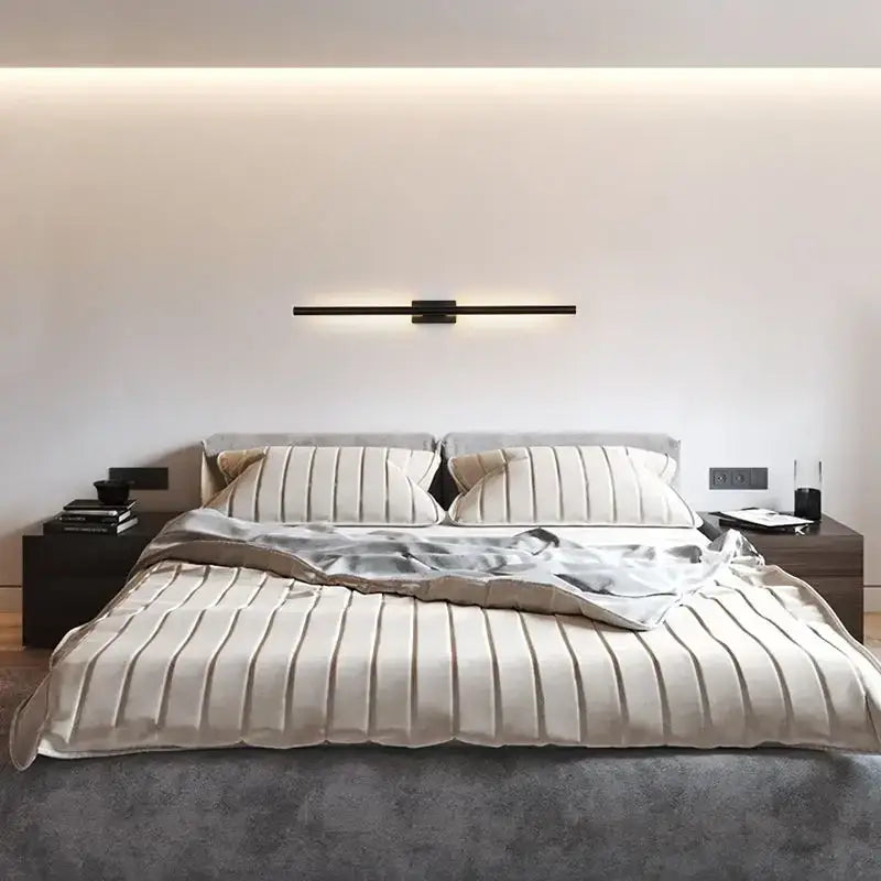 Black Brass LED Sconce