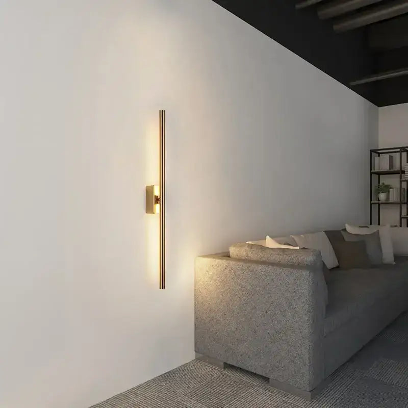 Black Brass LED Sconce