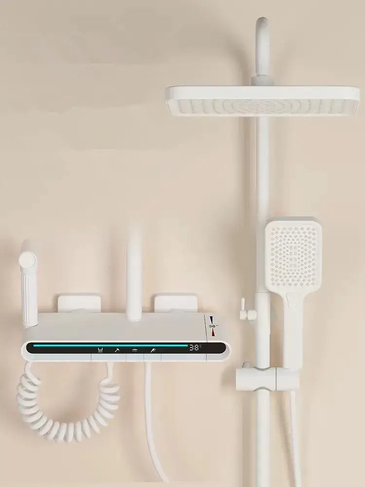 Brass LED Shower Faucet Set