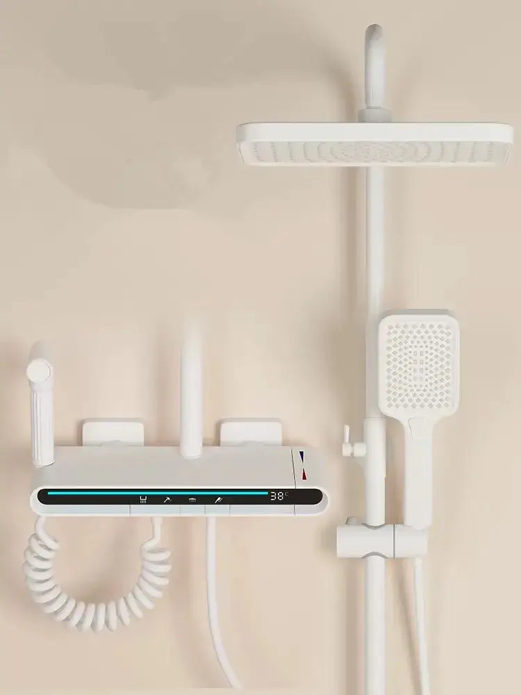 Brass LED Shower Faucet Set