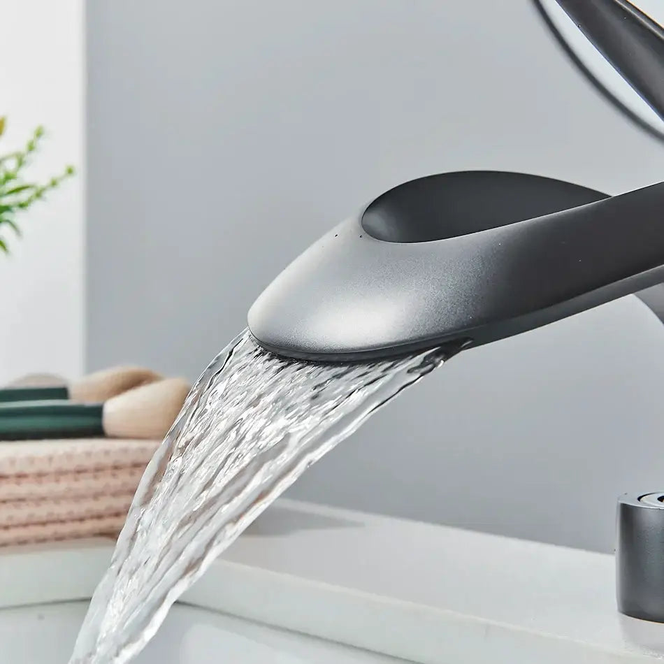 Black Brass Vanity Faucet