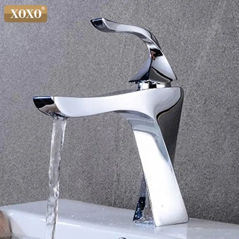 Black Brass Basin Faucet Oil-Rubbed Single Handle