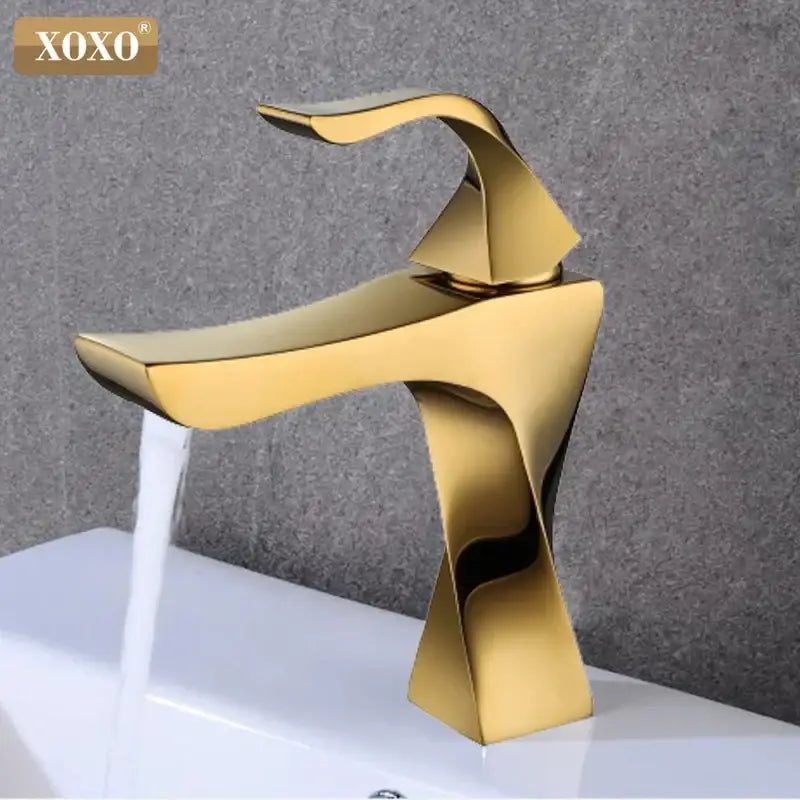 Black Brass Basin Faucet Oil-Rubbed Single Handle