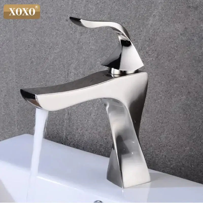 Black Brass Basin Faucet Oil-Rubbed Single Handle