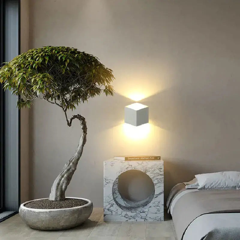 Black Dual-Head Wall Sconce