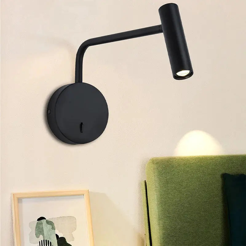 Black Adjustable Reading Lamp 4 Finish Options