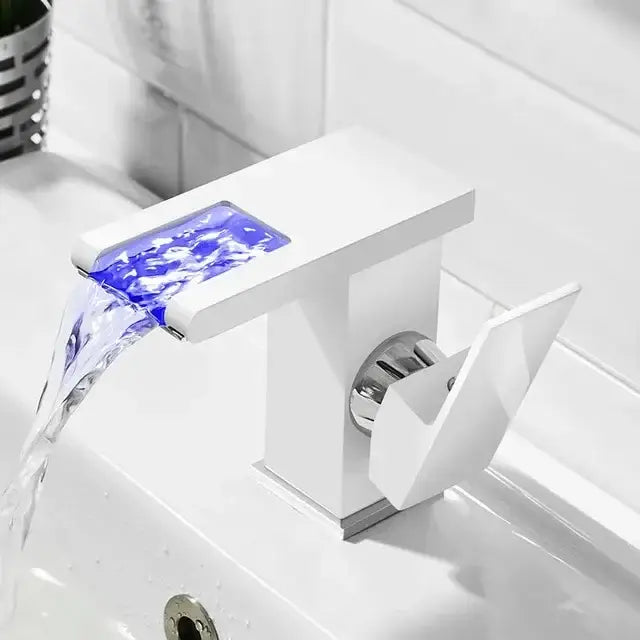 Black LED Waterfall Faucet