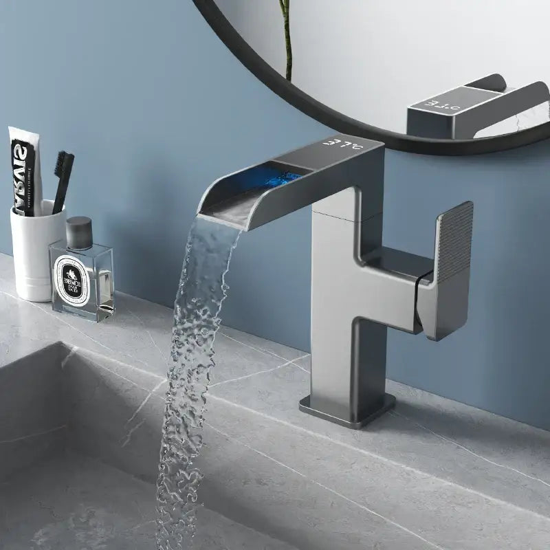 Black LED Temperature Faucet