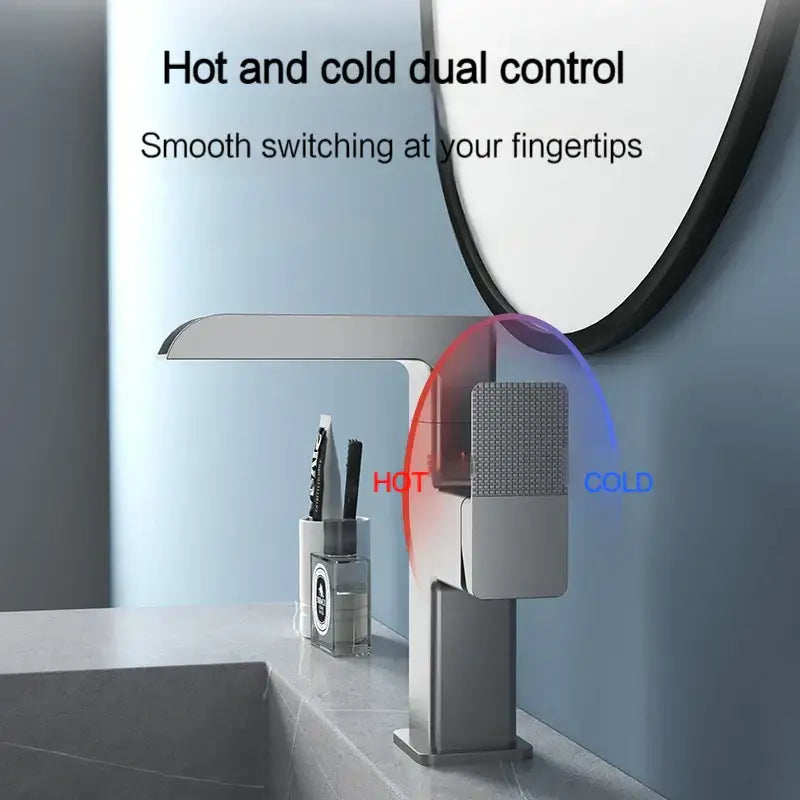 Black LED Temperature Faucet