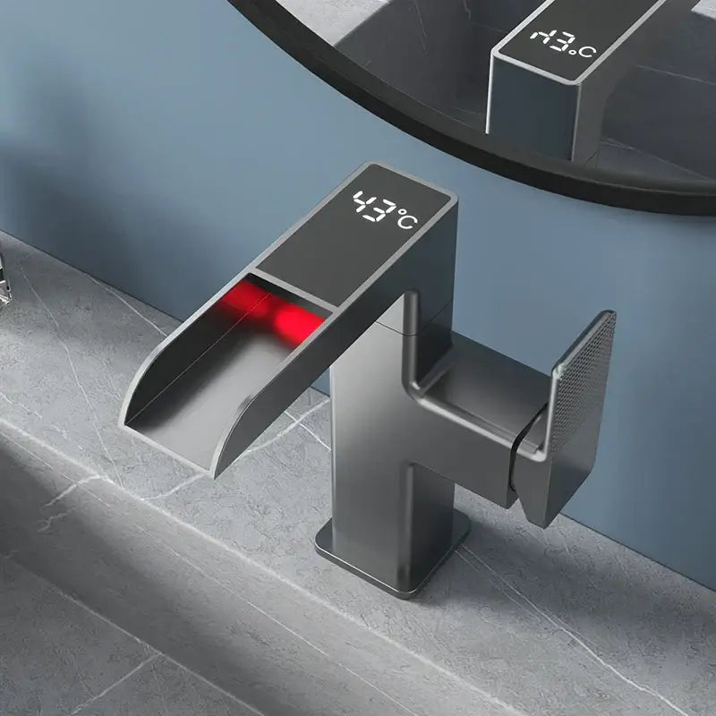 Black LED Temperature Faucet