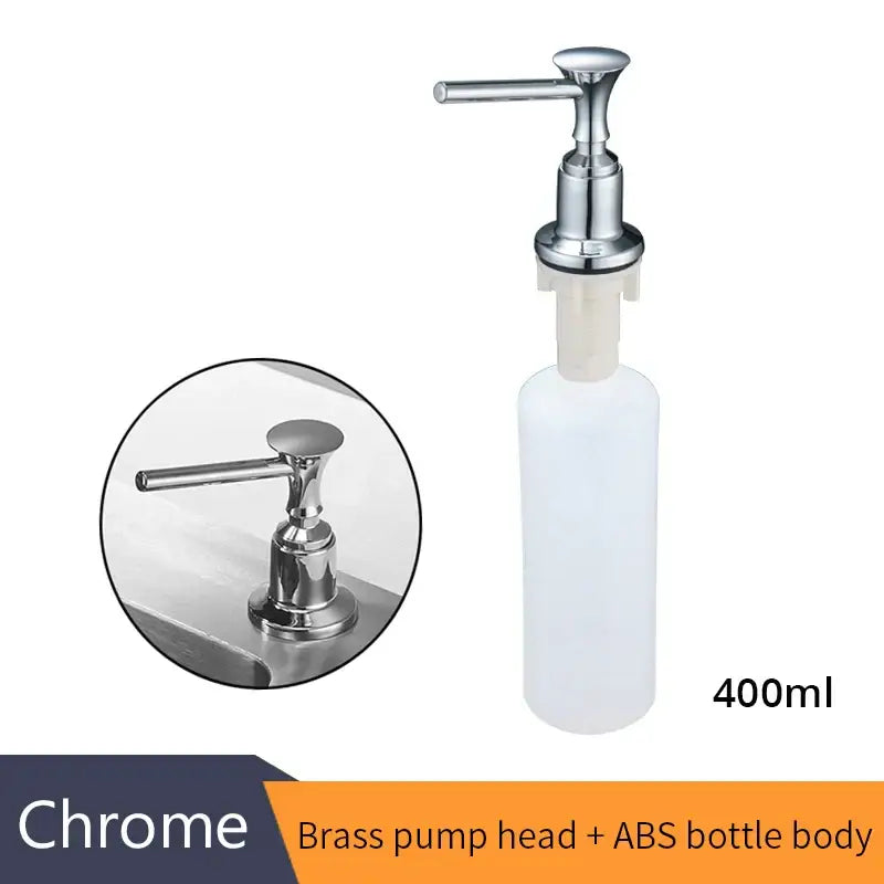 Black Stainless Soap Dispenser