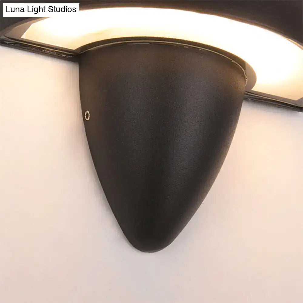 Black Mushroom Wall Sconce