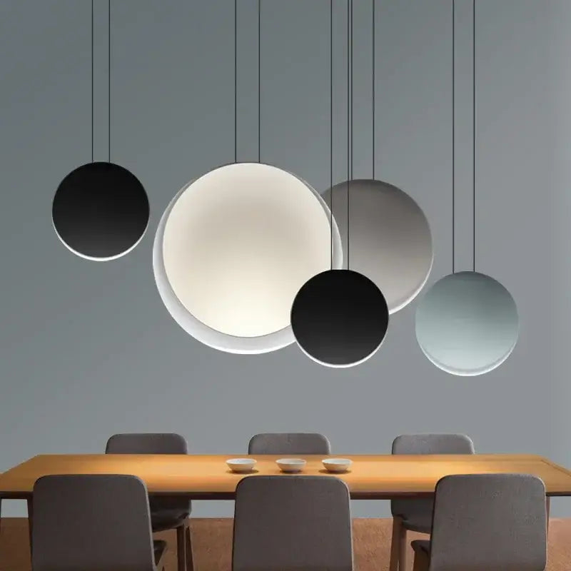Black Green Moon Chandelier
