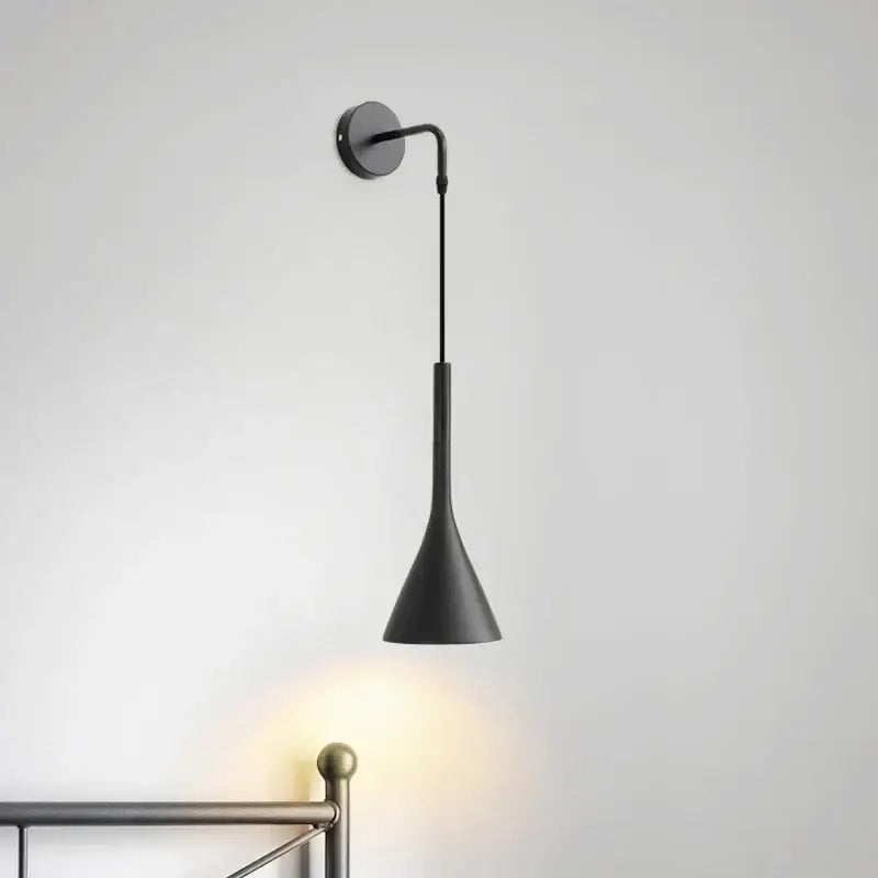 Black Nordic LED Sconce