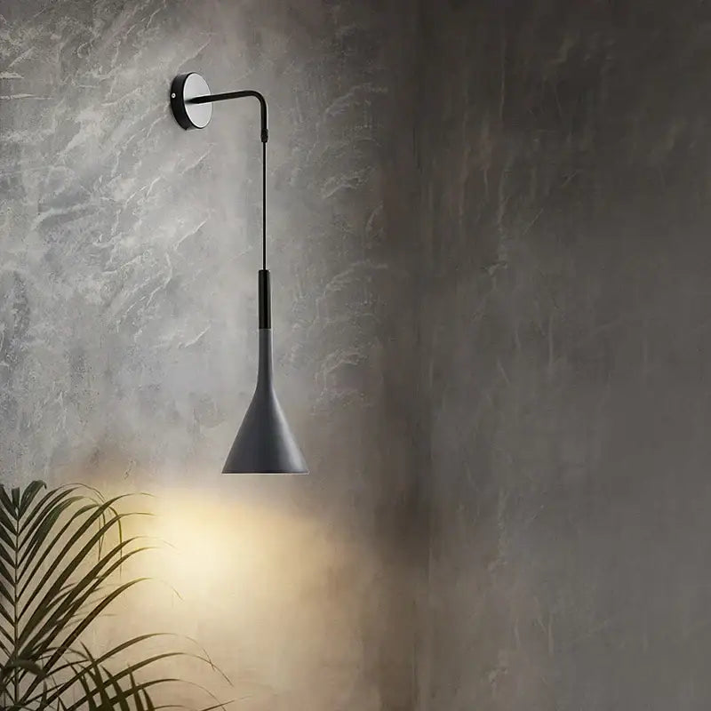 Black Nordic LED Sconce